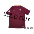 AS Roma 2016-2017 Home Shirt #10 Totti Serie A Tim Patch/Badge w/tags