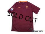 AS Roma 2016-2017 Home Shirt #10 Totti Serie A Tim Patch/Badge w/tags