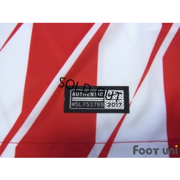 Photo7: Atletico Madrid 2017-2018 Home Shirt w/tags La Liga Patch/Badge