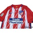 Photo3: Atletico Madrid 2017-2018 Home Shirt w/tags La Liga Patch/Badge