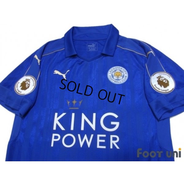 Photo3: Leicester City 2016-2017 Home Shirt #20 Okazaki Premier League Patch/Badge w/tags