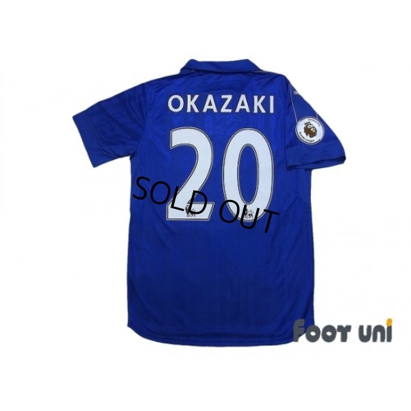 Photo2: Leicester City 2016-2017 Home Shirt #20 Okazaki Premier League Patch/Badge w/tags