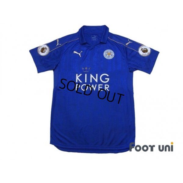 Photo1: Leicester City 2016-2017 Home Shirt #20 Okazaki Premier League Patch/Badge w/tags