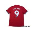 Photo2: Manchester United 2017-2018 Home Shirt #9 Lukaku Premier League Patch/Badge w/tags (2)