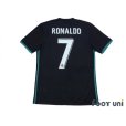 Photo2: Real Madrid 2017-2018 Away Shirt #7 Ronaldo w/tags (2)