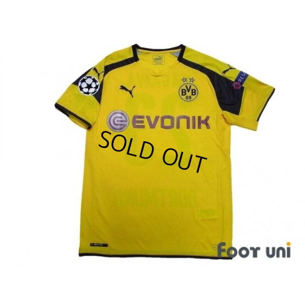 Photo1: Borussia Dortmund 2016-2017 Home Shirt #23 Kagawa w/tags