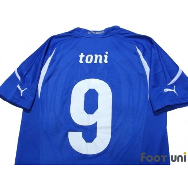 Photo4: Italy 2010 Home Shirt #9 Toni