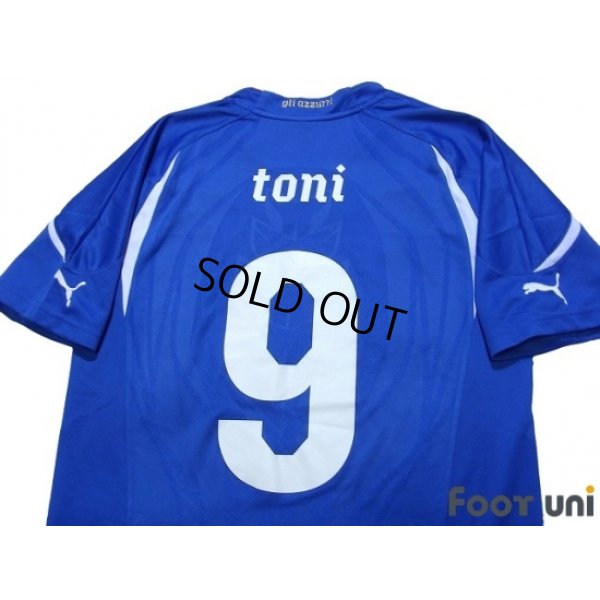 Photo4: Italy 2010 Home Shirt #9 Toni