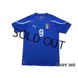 Italy 2010 Home Shirt #9 Toni