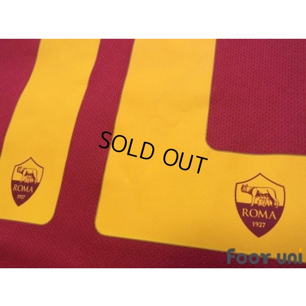 Photo8: AS Roma 2017-2018 Home Shirt #16 De Rossi