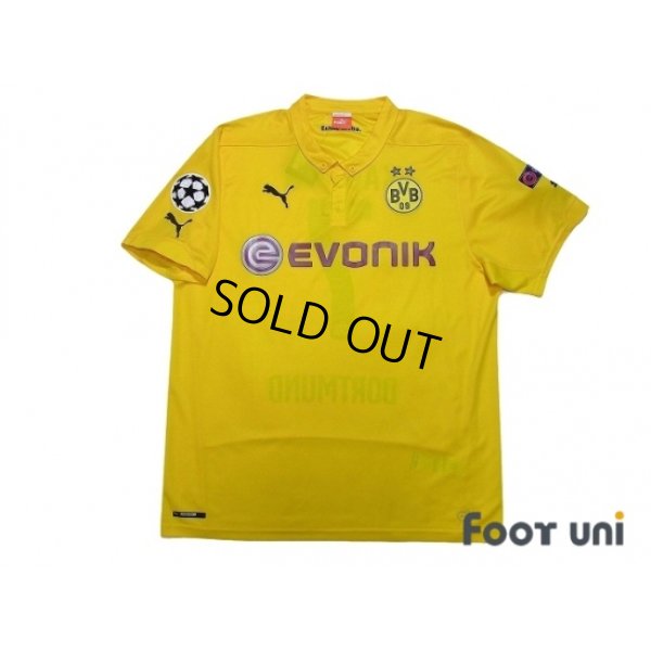 Photo1: Borussia Dortmund 2014-2015 Home Shirt  #7 Kagawa Champions League Patch/Badge Respect Patch/Badge w/tags