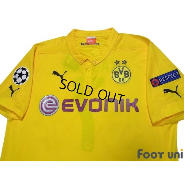 Photo3: Borussia Dortmund 2014-2015 Home Shirt  #7 Kagawa Champions League Patch/Badge Respect Patch/Badge w/tags