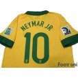 Photo4: Brazil 2013 Home Shirt #10 Neymar JR Confederations Cup Brazil 2013 Patch/Badge (4)