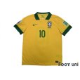 Photo1: Brazil 2013 Home Shirt #10 Neymar JR Confederations Cup Brazil 2013 Patch/Badge (1)
