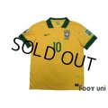 Brazil 2013 Home Shirt #10 Neymar JR Confederations Cup Brazil 2013 Patch/Badge
