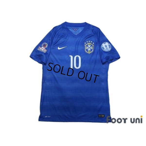 Photo1: Brazil 2014 Away Authentic Shirt #10 Neymar JR w/tags