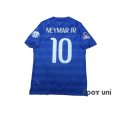 Photo2: Brazil 2014 Away Authentic Shirt #10 Neymar JR w/tags (2)