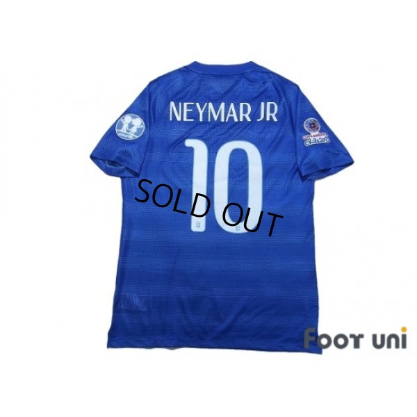 Photo2: Brazil 2014 Away Authentic Shirt #10 Neymar JR w/tags