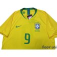 Photo3: Brazil 2018 Home Authentic Shirt #9 Gabriel Jesus w/tags