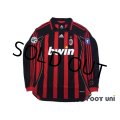 AC Milan 2006-2007 Home Match Issue Long Sleeve Shirt #99 Ronaldo