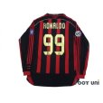 Photo2: AC Milan 2006-2007 Home Match Issue Long Sleeve Shirt #99 Ronaldo (2)