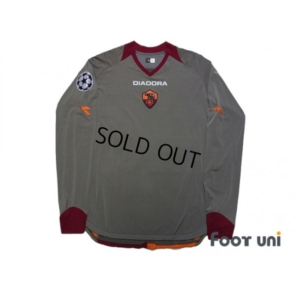 Photo1: AS Roma 2006-2007 3rd Long Sleeve Player Shirt #16 De Rossi