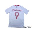 Photo2: Poland 2018 Home Shirt #9 Lewandowski (2)