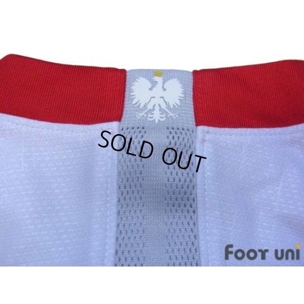 Photo6: Poland 2018 Home Shirt #9 Lewandowski