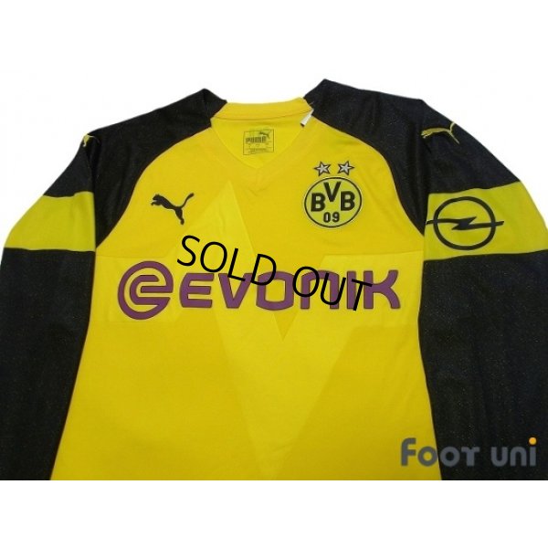 Photo3: Borussia Dortmund 2018-2019 Home Long Sleeve Shirt w/tags