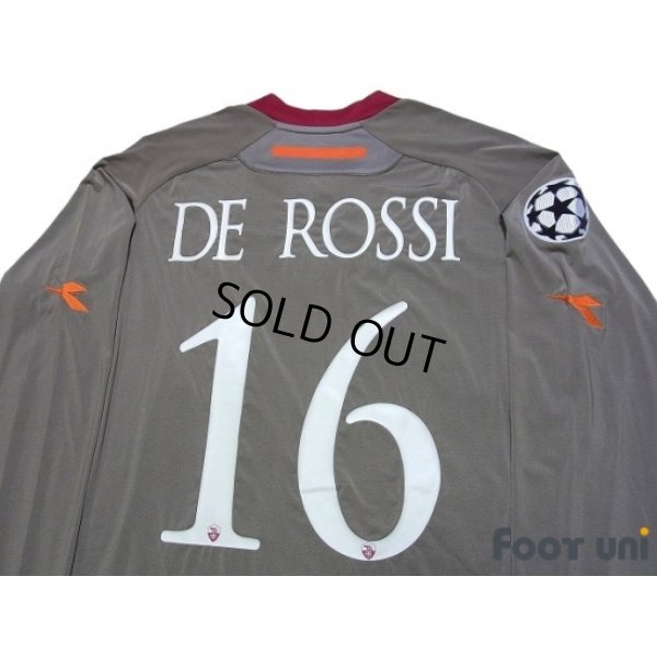 Photo4: AS Roma 2006-2007 3rd Long Sleeve Player Shirt #16 De Rossi