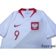 Photo3: Poland 2018 Home Shirt #9 Lewandowski