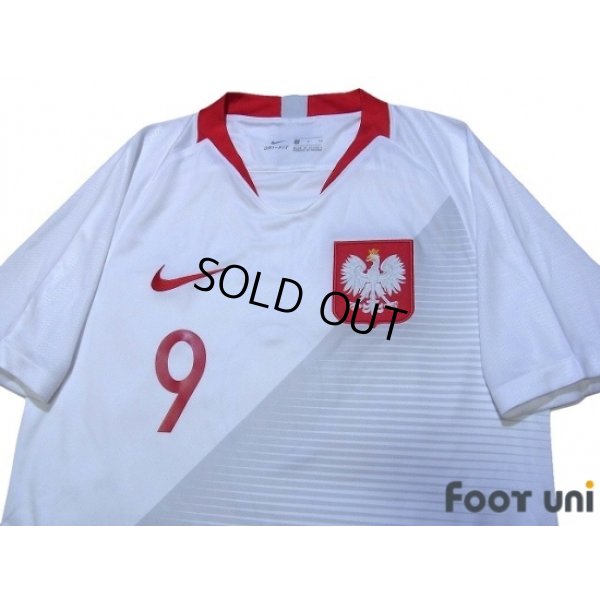 Photo3: Poland 2018 Home Shirt #9 Lewandowski