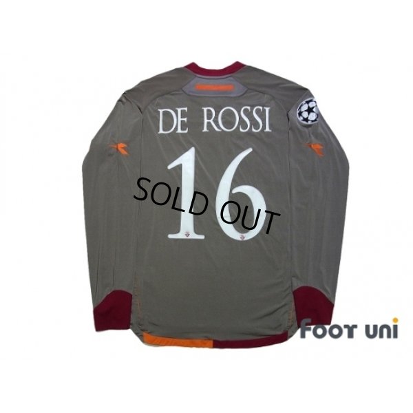 Photo2: AS Roma 2006-2007 3rd Long Sleeve Player Shirt #16 De Rossi