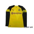 Photo1: Borussia Dortmund 2018-2019 Home Long Sleeve Shirt w/tags (1)