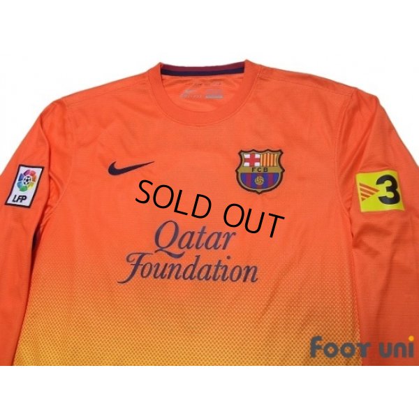 Photo3: FC Barcelona 2012-2013 Away Long Sleeve Shirt #8 A.Iniesta LFP Patch/Badge