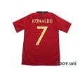 Photo2: Portugal 2018 Home Shirt #7 Ronaldo w/tags (2)