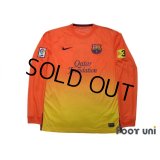 FC Barcelona 2012-2013 Away Long Sleeve Shirt #8 A.Iniesta LFP Patch/Badge