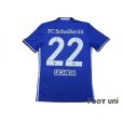 Photo2: Schalke04 2016-2017 Home Shirt #22 Uchida w/tags (2)
