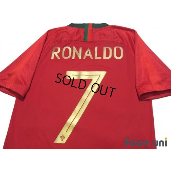Photo4: Portugal 2018 Home Shirt #7 Ronaldo w/tags