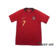 Photo1: Portugal 2018 Home Shirt #7 Ronaldo w/tags (1)