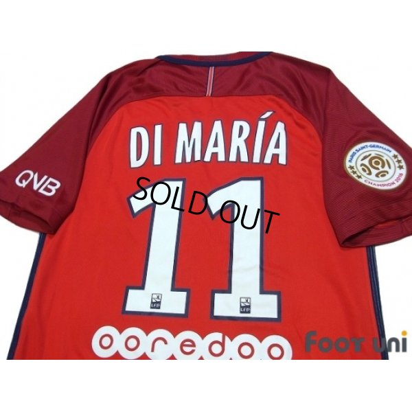 Photo4: Paris Saint Germain 2016-2017 Away Shirt #11 Di Maria Paris Saint Germain Champion League Patch/Badge w/tags