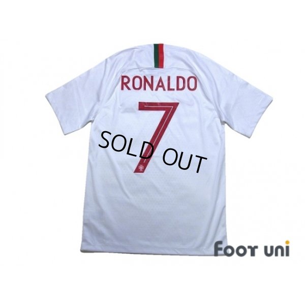 Photo2: Portugal 2018 Away Shirt #7 Ronaldo w/tags