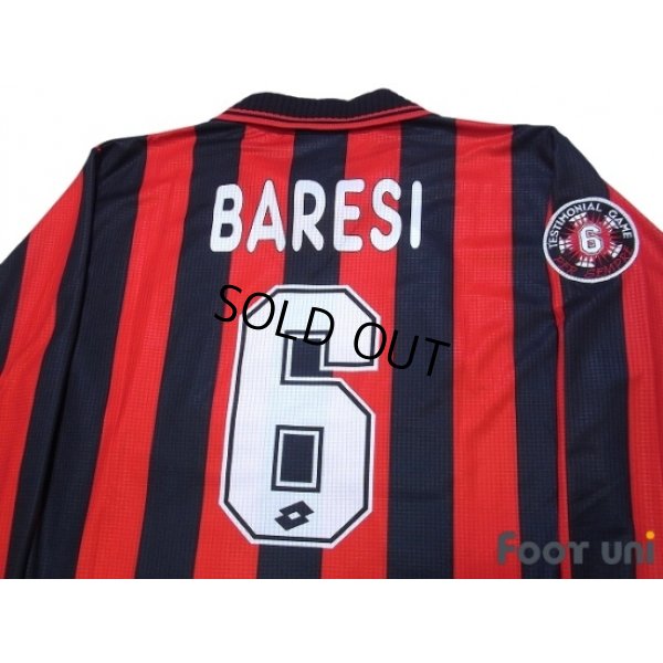 Photo4: AC Milan 1997-1998 Home Long Sleeve Shirt #6 Baresi w/tags