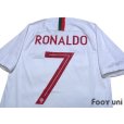 Photo4: Portugal 2018 Away Shirt #7 Ronaldo w/tags (4)