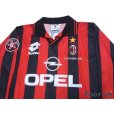 Photo3: AC Milan 1997-1998 Home Long Sleeve Shirt #6 Baresi w/tags (3)