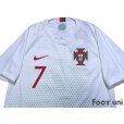 Photo3: Portugal 2018 Away Shirt #7 Ronaldo w/tags (3)