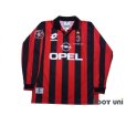 Photo1: AC Milan 1997-1998 Home Long Sleeve Shirt #6 Baresi w/tags (1)
