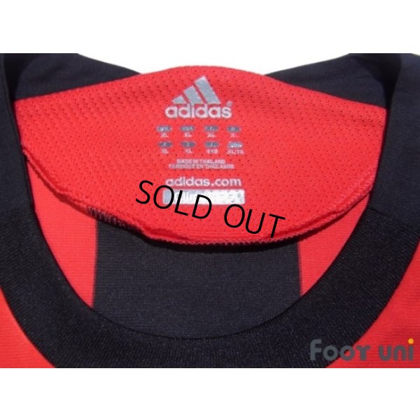 Photo5: AC Milan 2008-2009 Home Match Issue Long Sleeve Shirt #22 Kaka