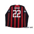 Photo2: AC Milan 2008-2009 Home Match Issue Long Sleeve Shirt #22 Kaka (2)