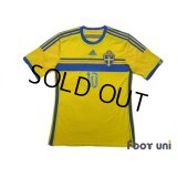 Sweden 2014 Home Shirt #10 Ibrahimovic